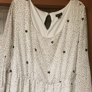 Star print dress